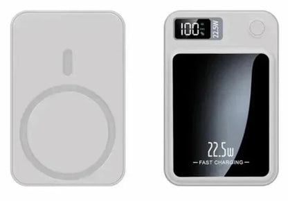 10000Mah Wireless Magnetic Power Bank 22.5W Fast Charging Portable External Battery Powerbank Adapter for Iphone Huawei Samsung